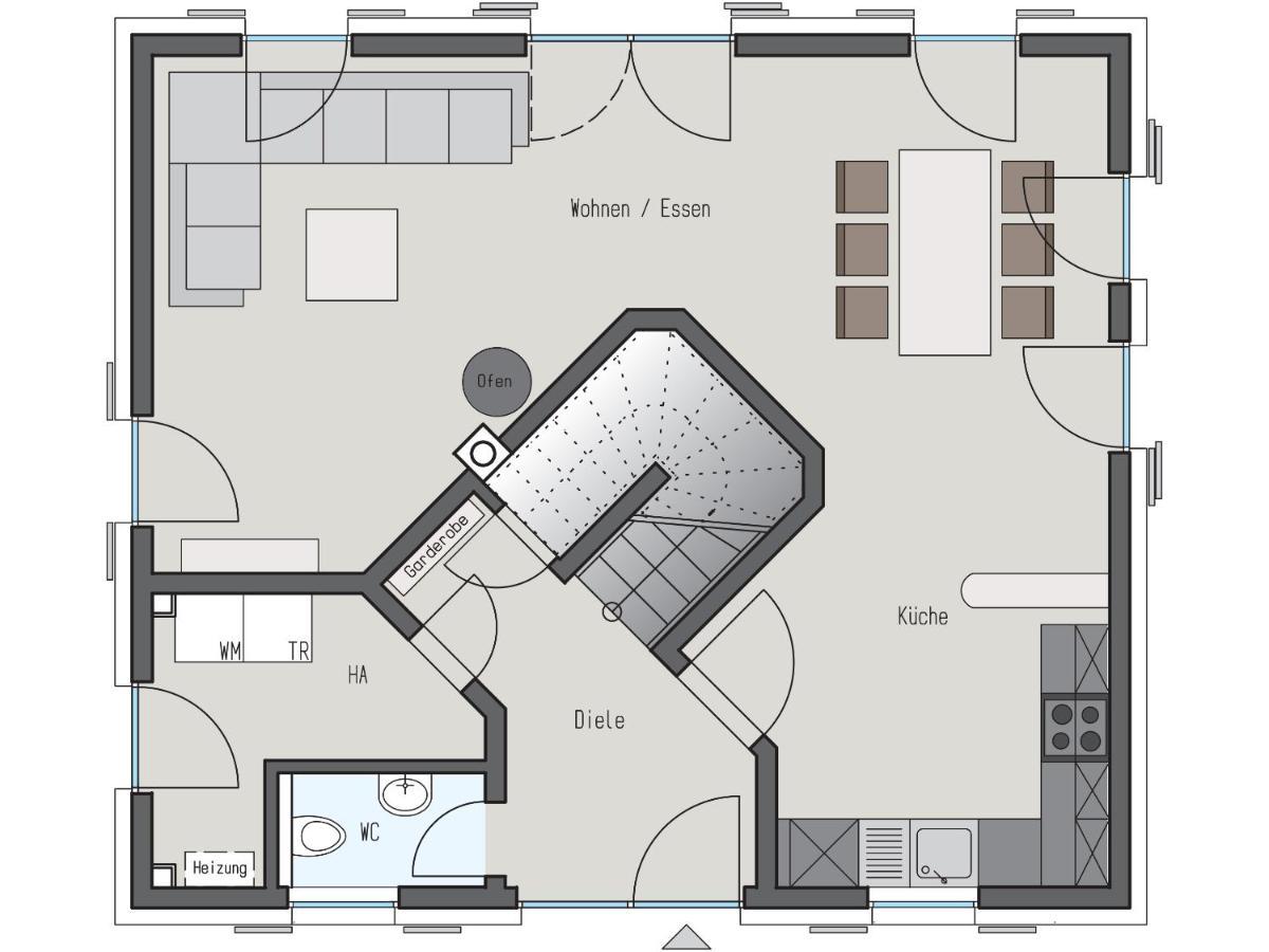 Ferienhaus Schilfrohrsaenger 26 Fuhlendorf  Eksteriør bilde